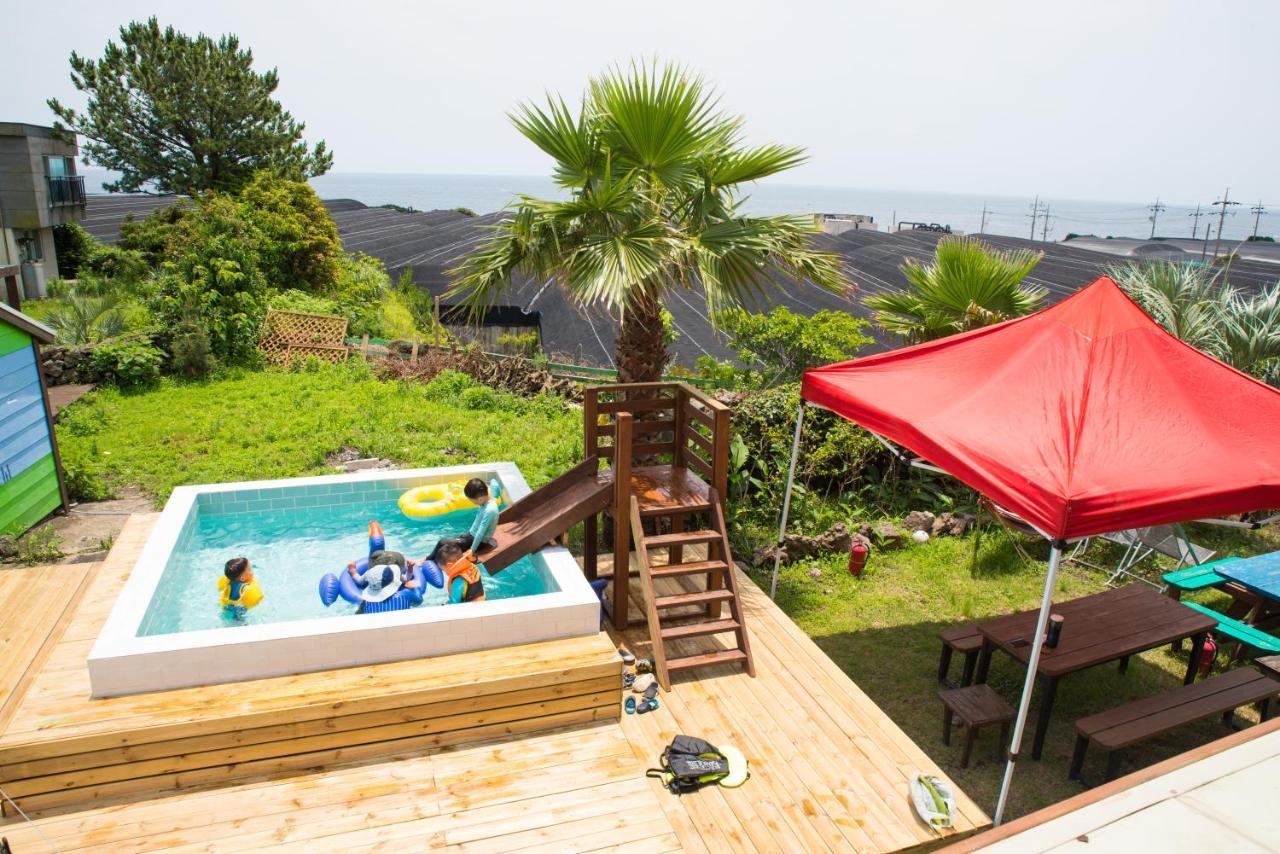 Jeju Sunflower Pension Seogwipo Bagian luar foto
